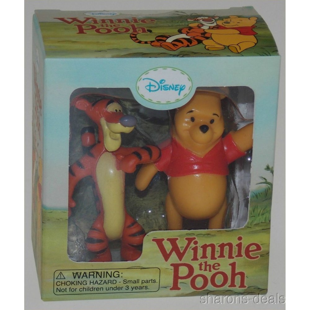 Winnie The Pooh Tigger Figurines Lot of 2 Mega Mini Kit Disney Book